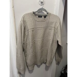 Men's Izod Pullover Sweater‎ Size L  Long Sleeve
